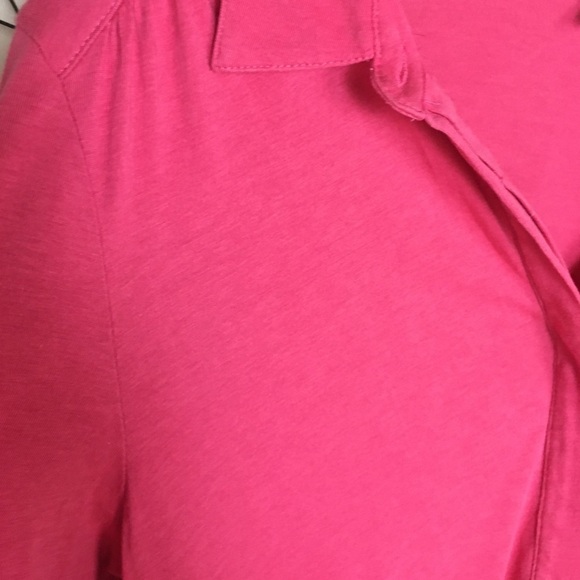 Soft pink stretchy long sleeve J JILL button down - Picture 5 of 10